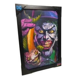 Pop Creations DC Comics The Joker Transformation 3D Lenticular Wall Art - RARE